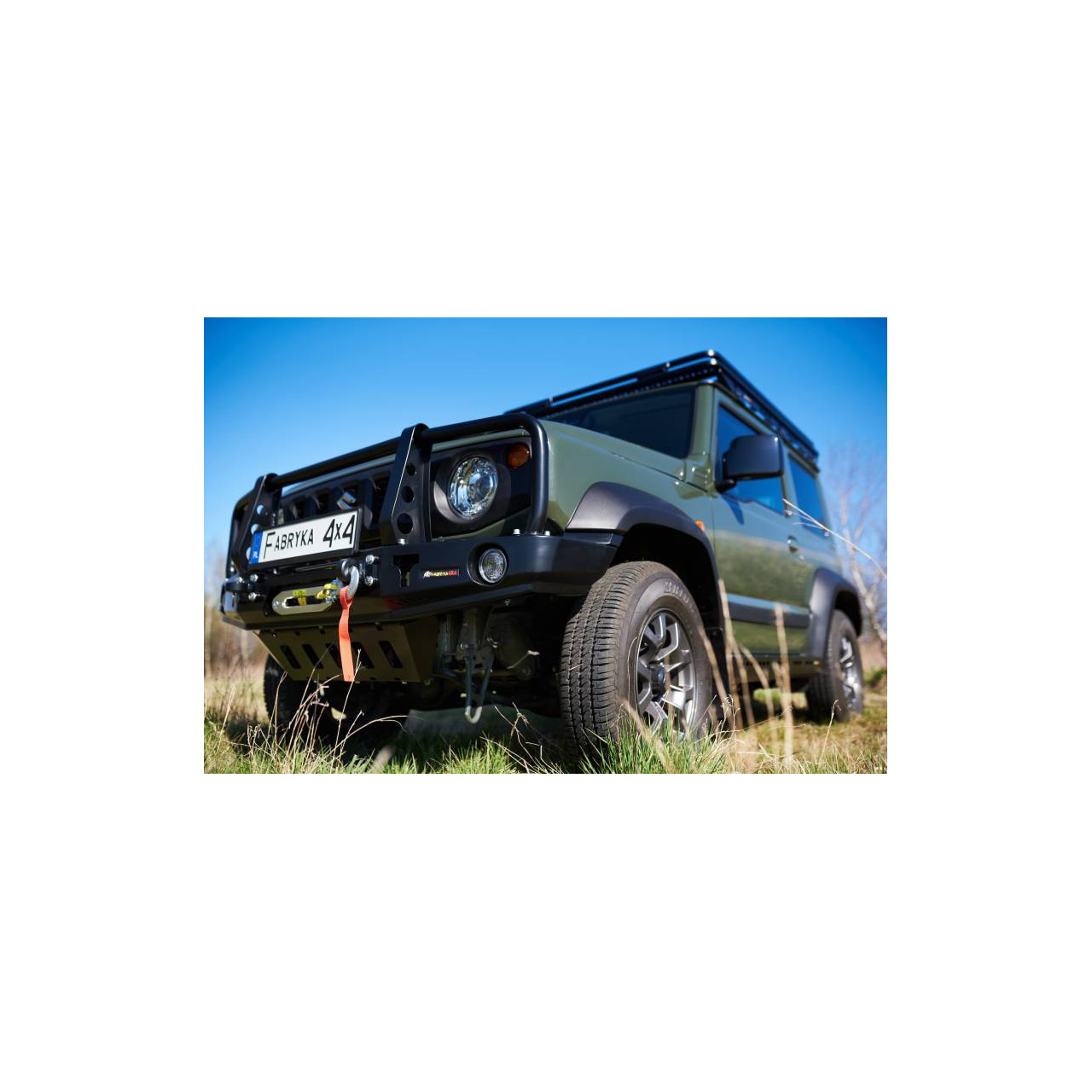 ZDERZAK PRZEDNI STALOWY SUZUKI JIMNY 2017+